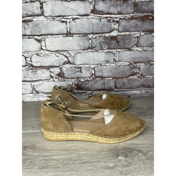 Viscata Barceloneta Tan Brown Suede Lace Espadrilles Mules Women’s 39EU/8.5M US - Picture 16 of 16
